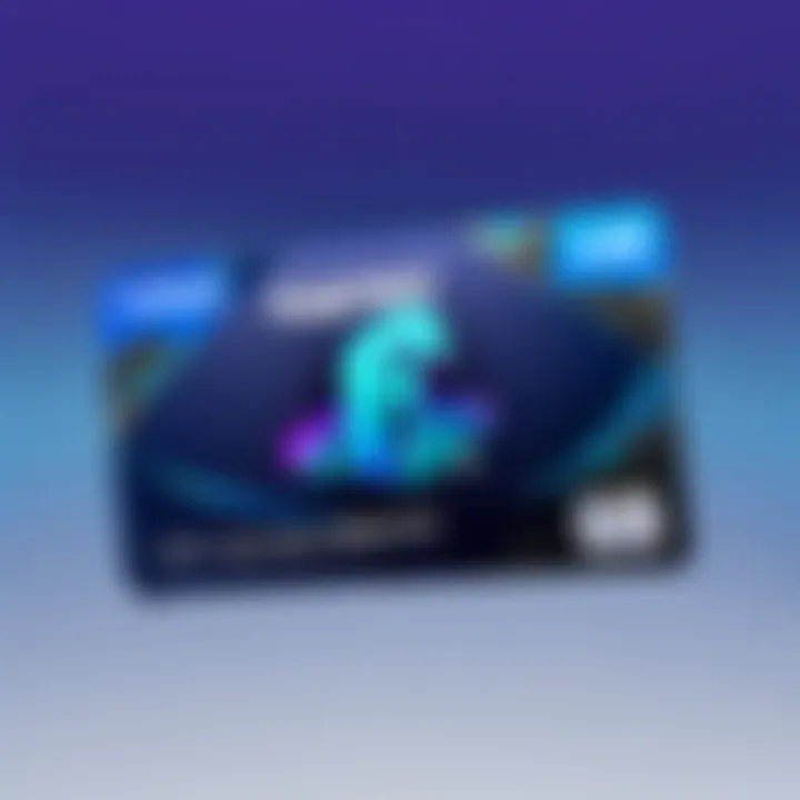 Abstract futuristic digital artwork showcasing PSN gift card generator concept