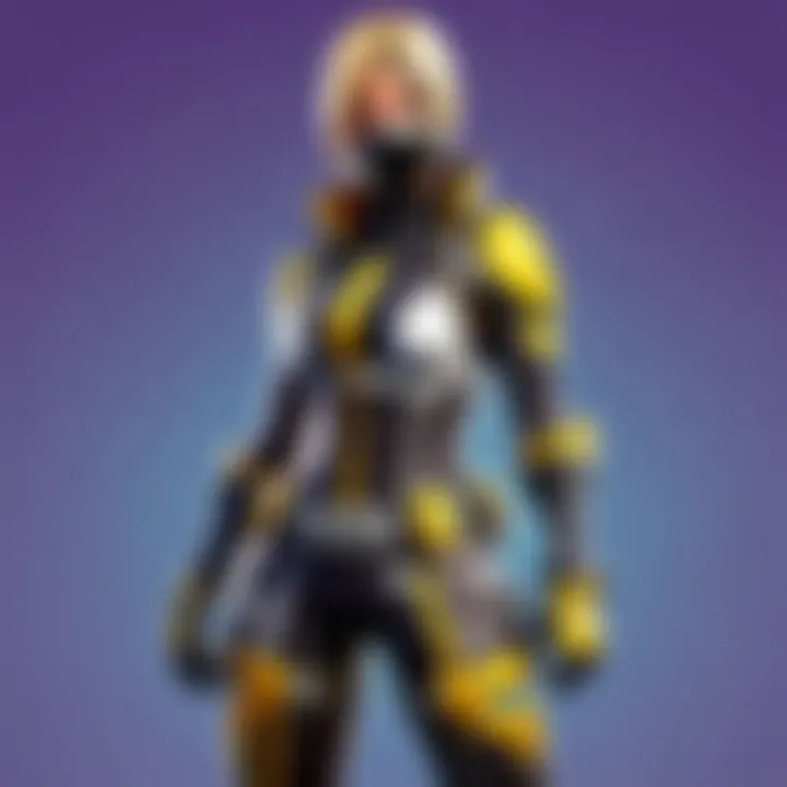 A vivid display of various Fortnite skins