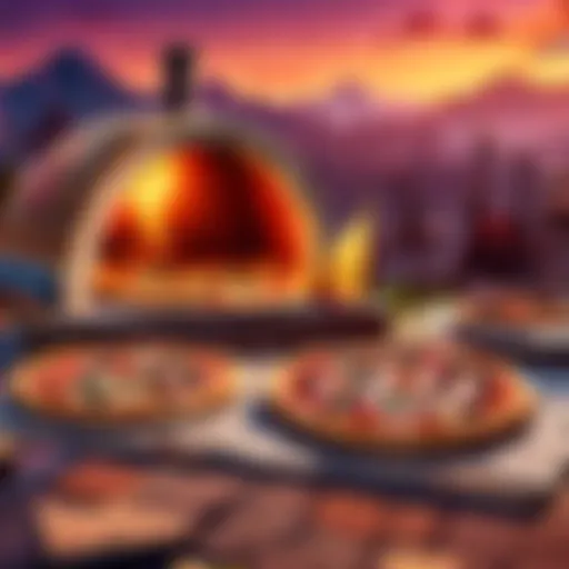 Artisanal Pizza Oven at Dusk