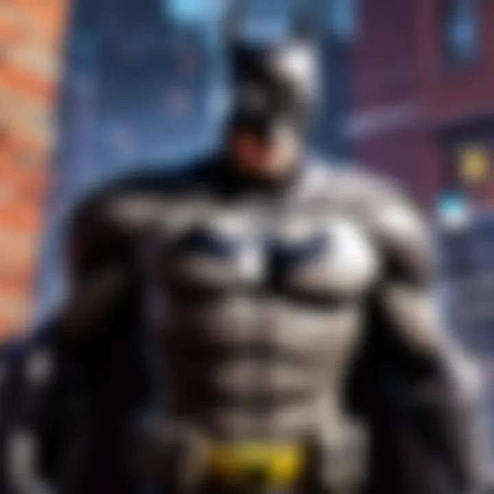 Fan art depicting Batman in Fortnite style