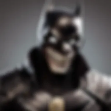 Dark Knight's Menacing Smile