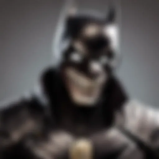 Dark Knight's Menacing Smile