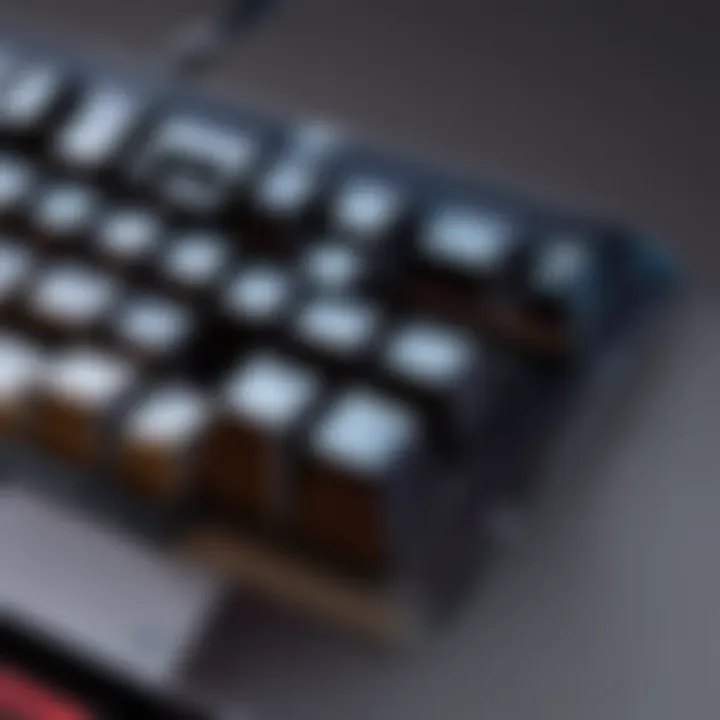 Sleek and stylish keyboard design with mechanical switches