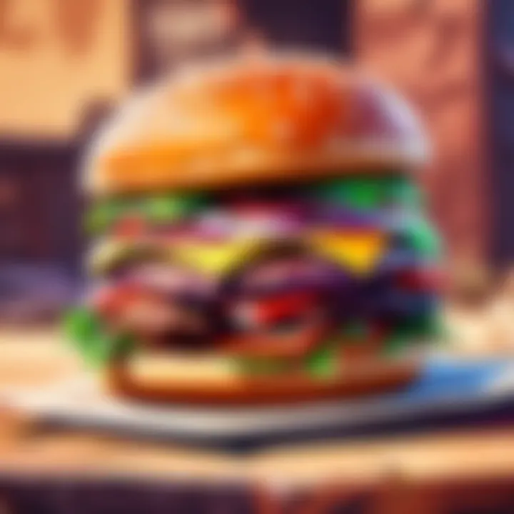 Burger Game Challenge Adventure