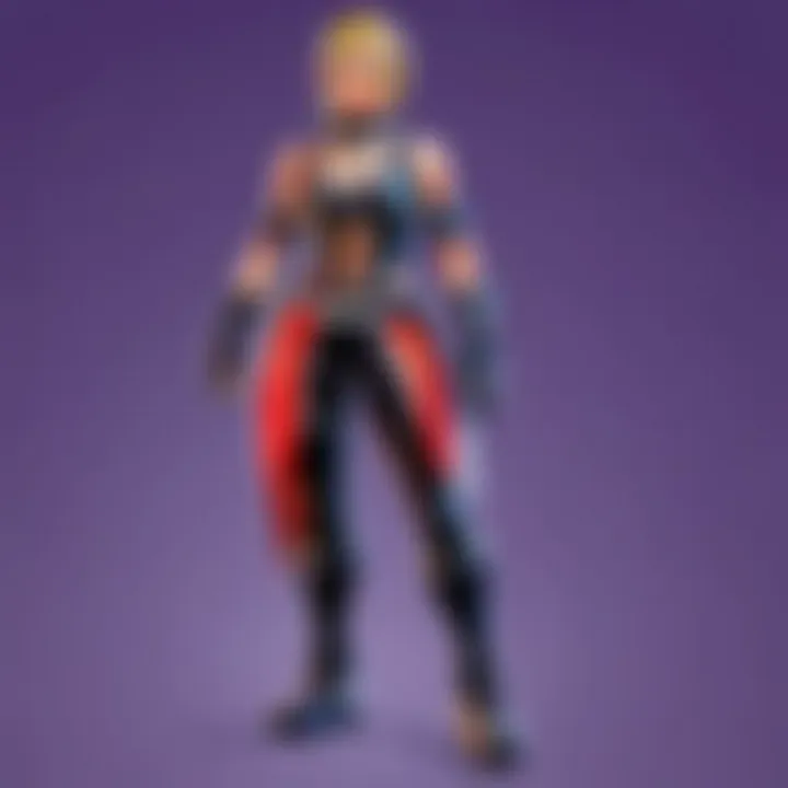 Illustration of a Fortnite character utilizing cheats in a gameplay setting