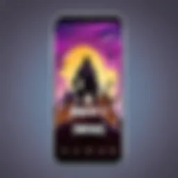 Fortnite Mobile logo on Android device