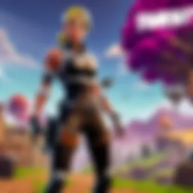 Fortnite Gameplay on Android Fortnite gameplay showcasing vibrant graphics on Android