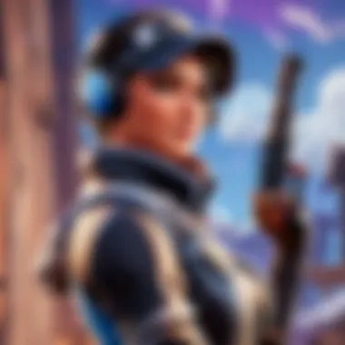 Players engaging with unique character representations in Fortnite