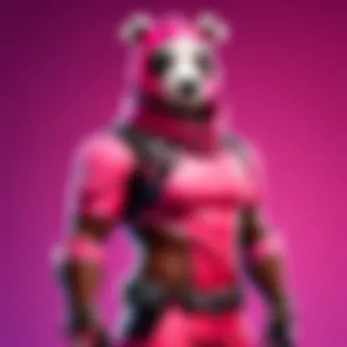 Intricate Design of Cuddle Team Leader Costume Cuddle Team Leader character in Fortnite showcasing design details