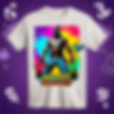 Example of customized Fortnite birthday shirt with unique graphics