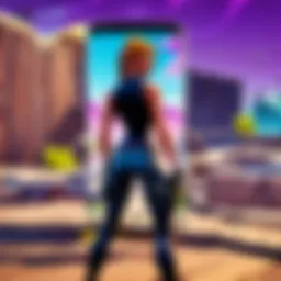 Samsung device displaying Fortnite installation screen