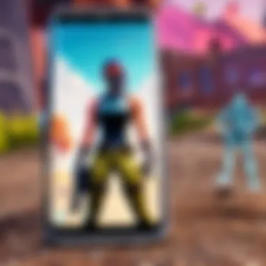 Downloading Fortnite on Samsung smartphone