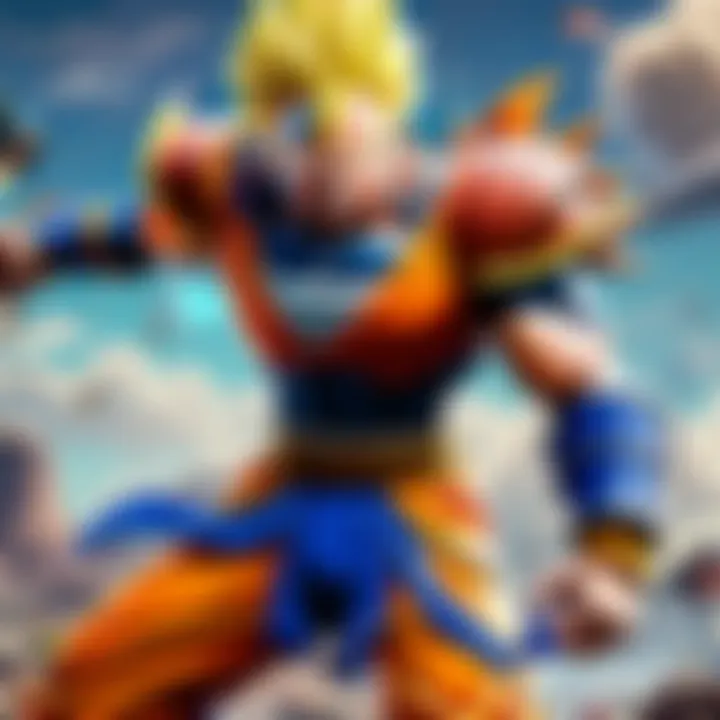 Warrior Saiyan in Battle