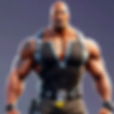 Marketing strategies featuring Dwayne Johnson in Fortnite