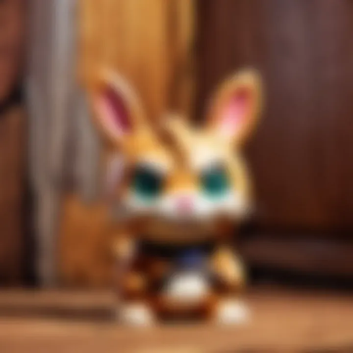 Enigmatic Dunny Cat peeking out of hiding in Fortnite