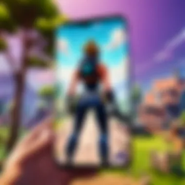 Enjoying Fortnite on Samsung Galaxy Device