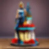 Epic Fortnite Cake Topper Set