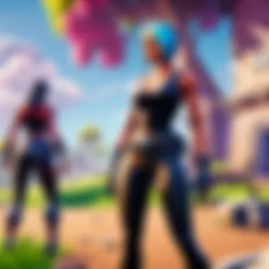 Intense Gameplay on Console Close-up of a gaming console with friends playing Fortnite