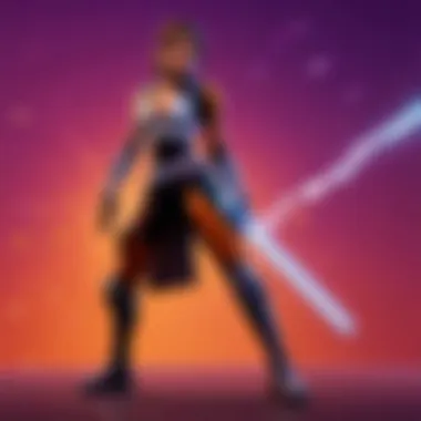 Glowing Epic Lightsaber in Fortnite