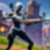 Visual representation of aim assist targeting in Fortnite