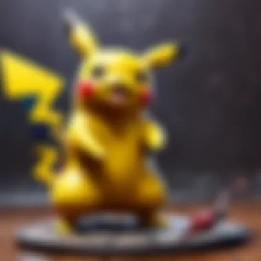 Elegant Pikachu Battle Figure