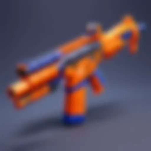 Rapid-fire Nerf Gun with Tactical Scope