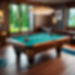 Luxury Pool Table with Premium Finish