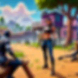Fortnite gameplay on Chrome OS interface
