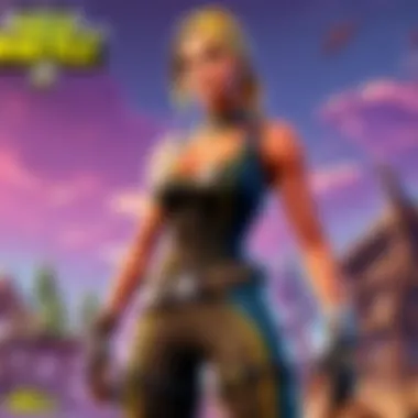 A visually stunning representation of the latest updates and features in Fortnite