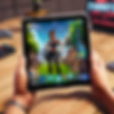 Unique controls layout for Fortnite on iPad