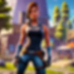 Fortnite Mobile gameplay showcasing vibrant graphics