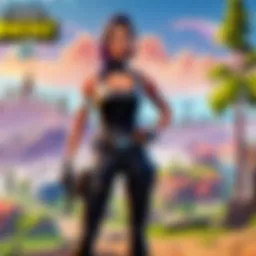 Samsung device showcasing Fortnite gameplay