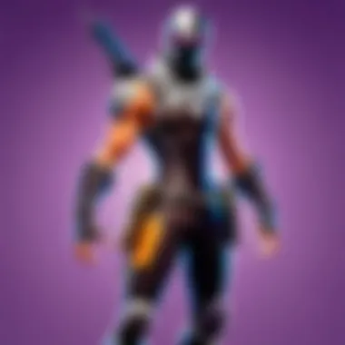 A vibrant Fortnite character in an action pose.