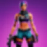 Vibrant Fortnite Skin Customization