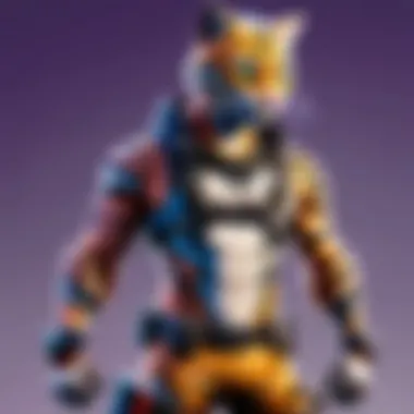 Fortnite Wildcat skin showcased in-game