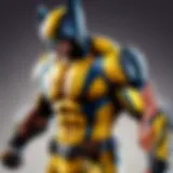 Wolverine Skin Texture Close-Up