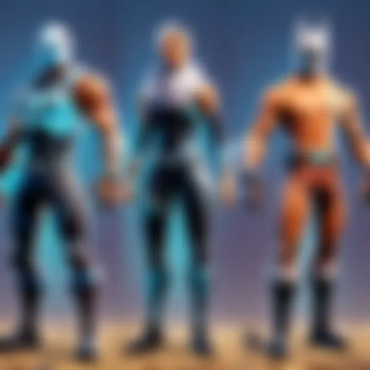 Close-up of a specific character from the Legendary Series highlighting unique features