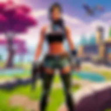 Fortnite on Mobile: Portability and Accessibility A mobile device displaying Fortnite in action, illustrating portability and accessibility of the game