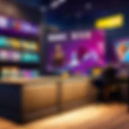 In-game depiction of V-Bucks store