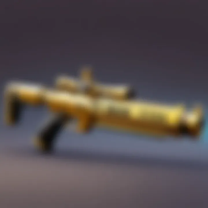 A comparison chart of the Gold Pump and other weapons in Fortnite