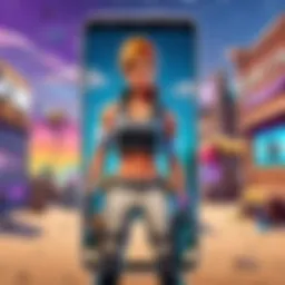 Samsung Galaxy Store showcasing Fortnite