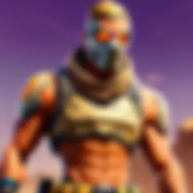 Close-up of a character featured in the Sandstorm Trailer, highlighting intricate details.