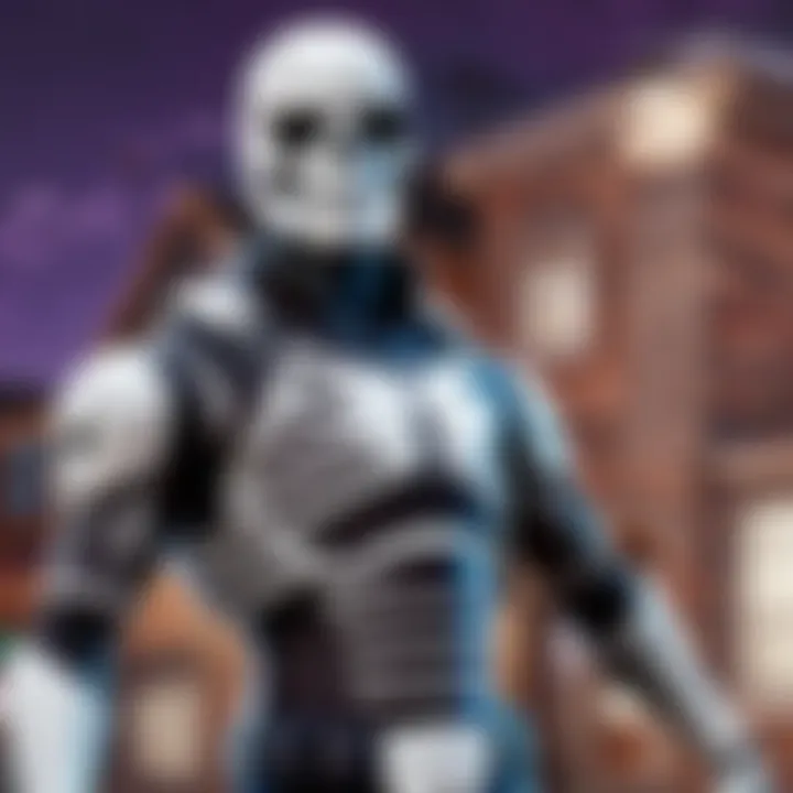 Community reaction to Skulltrooper costume during a Fortnite event