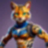 Wild Cat character skin showcasing dynamic design