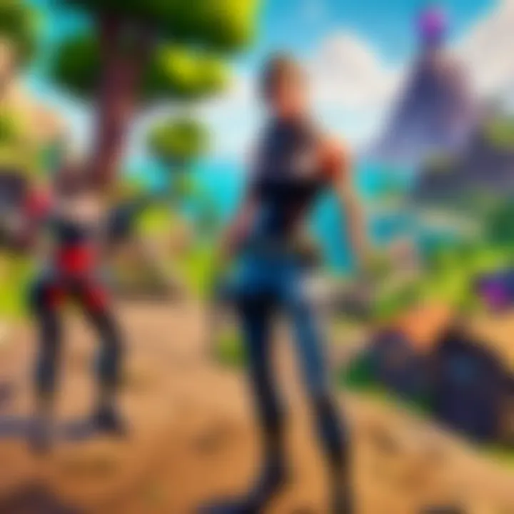 Fortnite APK features showcased on sleek interface