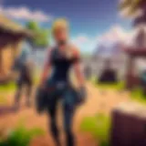 Fortnite APK for iOS on futuristic device