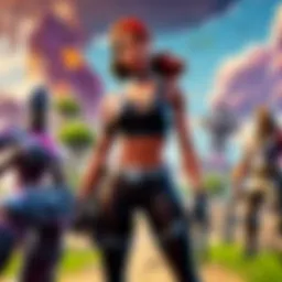 Visual representation of Fortnite gameplay on mobile devices