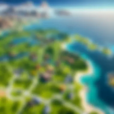 Fortnite Battle Royale Game Map