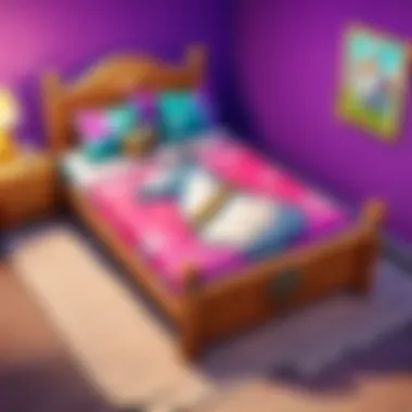 Loot Llama Delight Bed Set Fortnite Bed Set - Loot Llama Delight