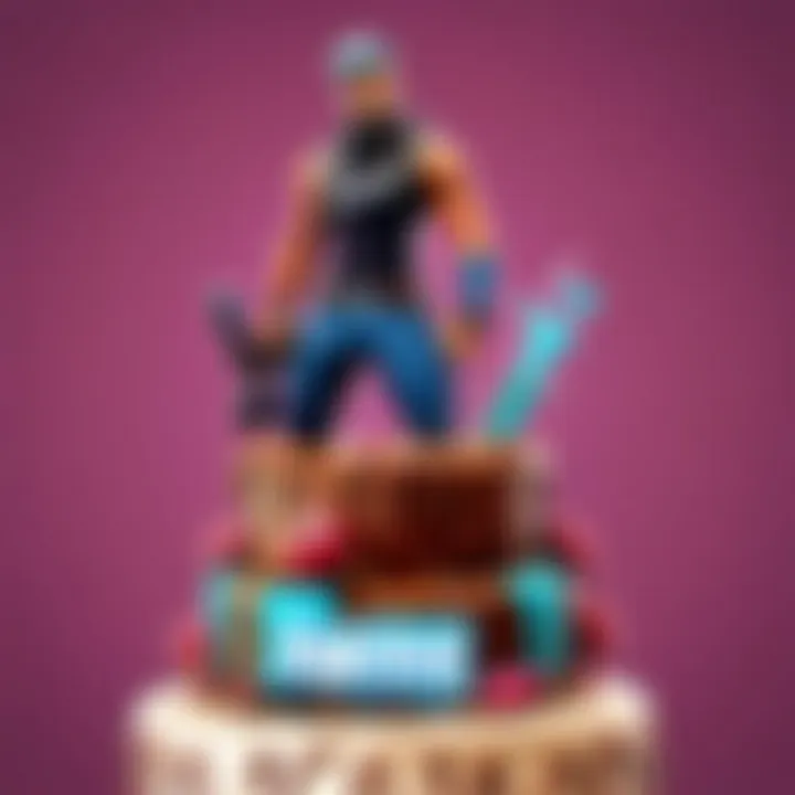 Fortnite Birthday Cake Topper